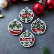 Des boules de Noël personnalisées