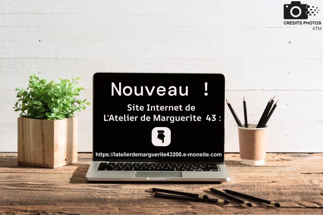 Le Site Internet de L'Atelier de Marguerite